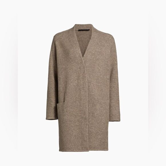 Jenni Kayne Merino Wool-Blend Sweater Coat in Oatmeal - Picture 7 of 15